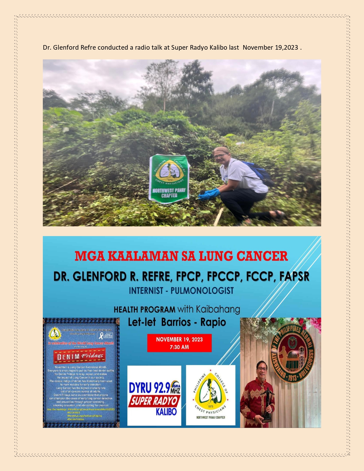 Northwest Panay Chapter of The Philippine College of  Chest Physicians (PCCP)